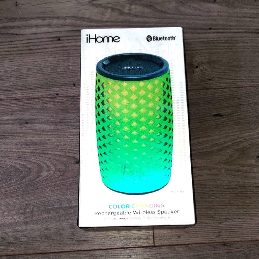 iHome Wireless color changing speaker